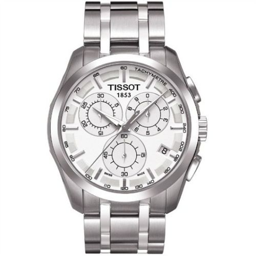 Tissot T035.617.11.031.00 : Couturier Quartz Chronograph Silver / Bracelet