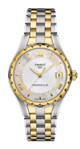 Tissot T072.207.22.118.00 : Lady 80 Automatic Stainless Steel / PVD Gold / MOP