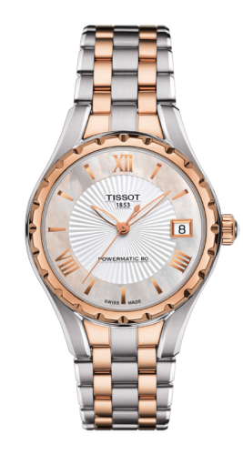 Tissot T072.207.22.118.01 : Lady 80 Automatic Stainless Steel / PVD Gold / MOP