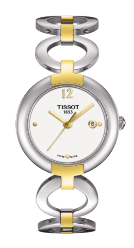 Tissot T084.210.22.017.00 : Pinky Stainless Steel / PVD Gold / White / Bracelet