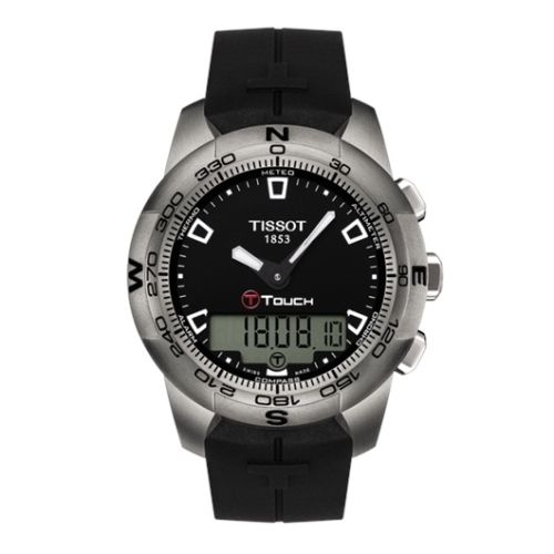 Tissot T047.420.47.051.00 : T-Touch II Black Ti Rubber