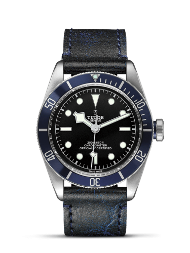 Tudor 79230B-0007 : Heritage Black Bay Blue Manufacture / Strap