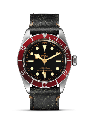 Tudor 79230R-0011 : Heritage Black Bay Red Manufacture / Strap