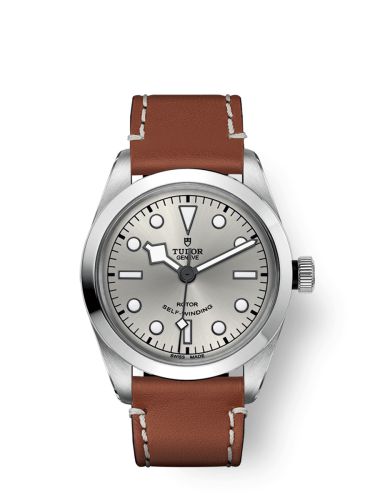 Tudor 79500-0016 : Heritage Black Bay 36 Stainless Steel / Silver / Brown Leather