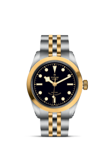 Tudor 79583-0001 : Heritage Black Bay 32 S&G / Black / Bracelet