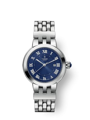 Tudor 35500-0009 : Clair de Rose 30 Stainless Steel / Blue / Bracelet