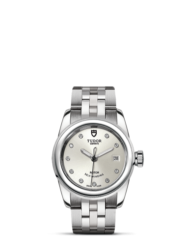 Tudor 51000-0002 : Glamour Date 26 Stainless Steel / Silver-Diamond / Bracelet