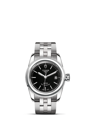 Tudor 51000-0009 : Glamour Date 26 Stainless Steel / Black / Bracelet