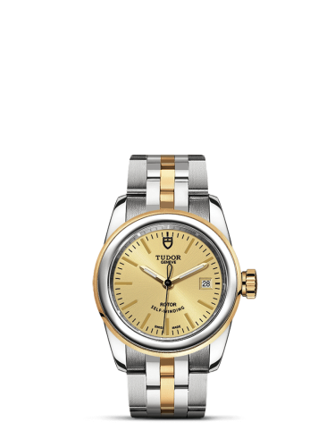 Tudor 51003-0004 : Glamour Date 26 Stainless Steel / Yellow Gold / Champagne / Bracelet