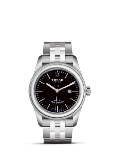 Tudor 53000-0002 : Glamour Date 31 Stainless Steel / Black / Bracelet