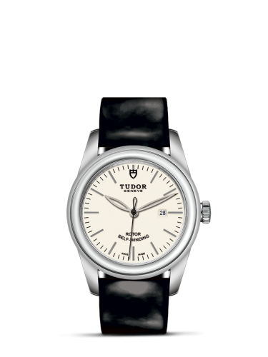 Tudor 53000-0085 : Glamour Date 31 Stainless Steel / Opaline / Strap