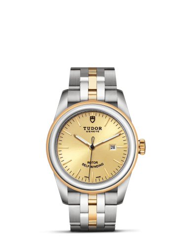 Tudor 53003-0005 : Glamour Date 31 Stainless Steel / Yellow Gold / Champagne / Bracelet