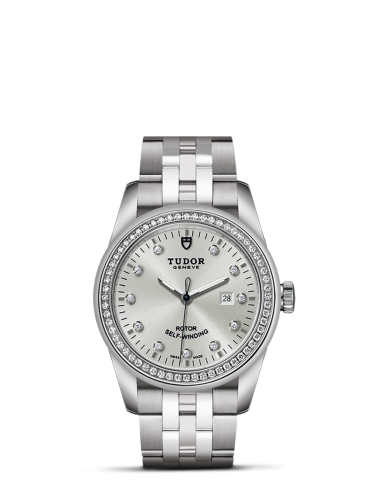 Tudor 53020-0003 : Glamour Date 31 Stainless Steel / Diamond / Silver-Diamond / Bracelet