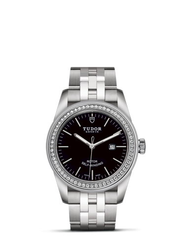 Tudor 53020-0008 : Glamour Date 31 Stainless Steel / Diamond / Black / Bracelet