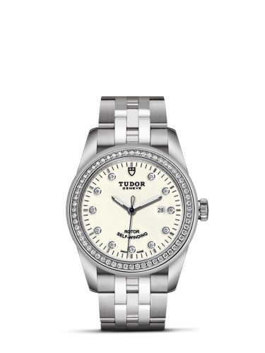 Tudor 53020-0074 : Glamour Date 31 Stainless Steel / Diamond / Opaline-Diamond / Bracelet