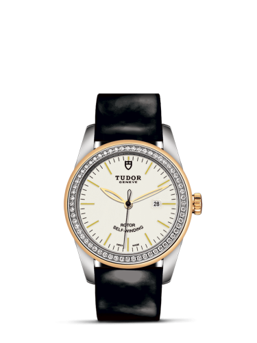 Tudor 53023-0071 : Glamour Date 31 Stainless Steel / Yellow Gold / Diamond / Opaline / Strap