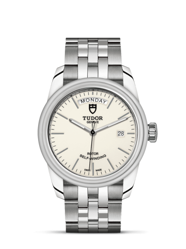 Tudor 56000-0181 : Glamour Day + Date Stainless Steel / Opaline/ Bracelet