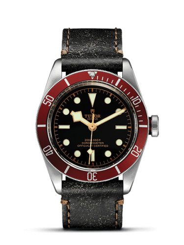 Tudor 79230R-0002 : Heritage Black Bay Red Manufacture / Strap