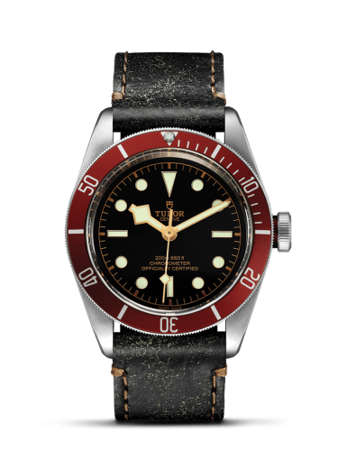 Tudor 79230R-0005 : Heritage Black Bay Red Manufacture / Strap