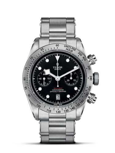 Tudor 79350-0001 : Heritage Black Bay Black Chronograph / Bracelet