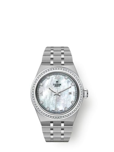 Tudor 28320-0001 : Royal Date 28 Stainless Steel - Diamond / MOP