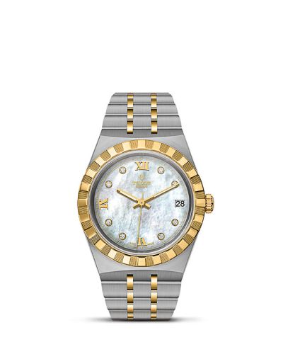 Tudor 28403-0007 : Royal Date 34 Stainless Steel / Yellow Gold / MOP