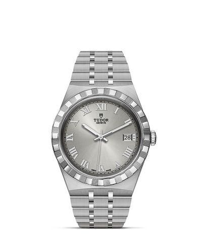 Tudor 28500-0001 : Royal Date 38 Stainless Steel / Silver - Roman