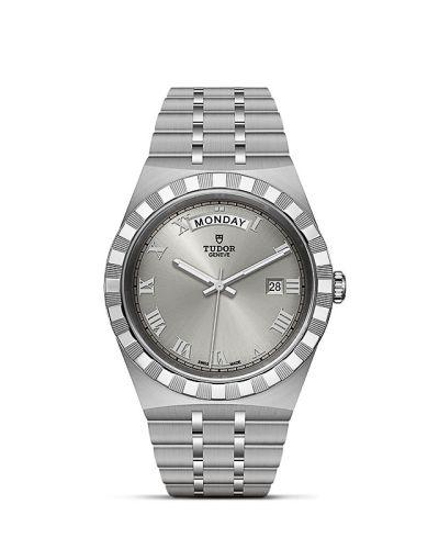 Tudor 28600-0001 : Royal Day-Date 41 Stainless Steel / Silver - Roman