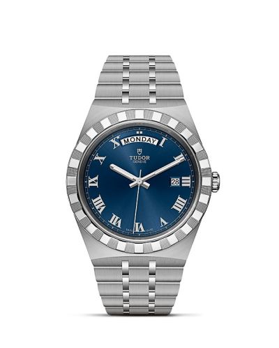 Tudor 28600-0005 : Royal Day-Date 41 Stainless Steel / Blue - Roman