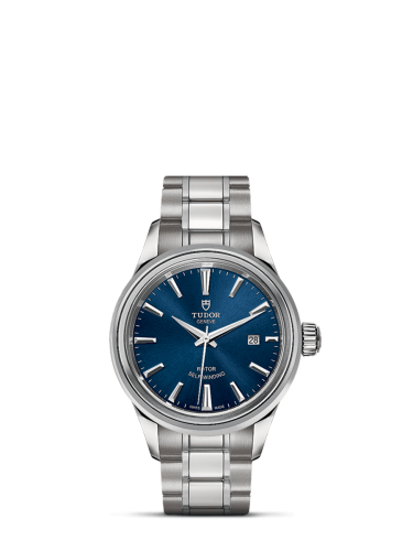 Tudor 12100-0009 : Style 28 Stainless Steel / Blue / Bracelet