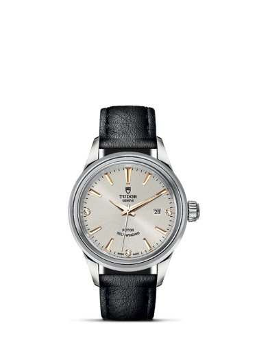 Tudor 12100-0020 : Style 28 Stainless Steel / Silver-Diamond / Strap