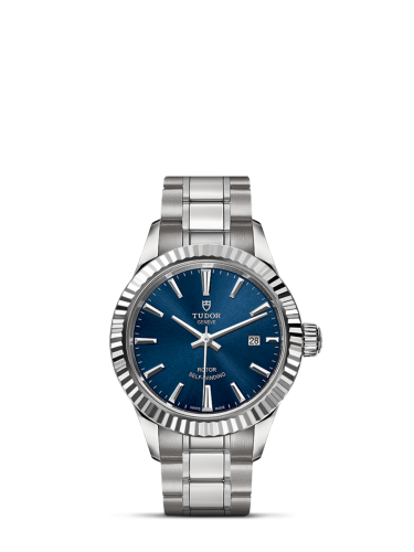 Tudor 12110-0013 : Style 28 Stainless Steel / Fluted / Blue / Bracelet