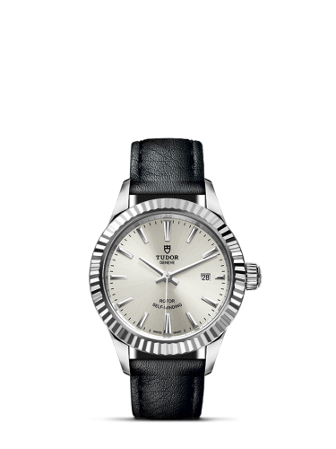 Tudor 12110-0021 : Style 28 Stainless Steel / Fluted / Silver / Strap