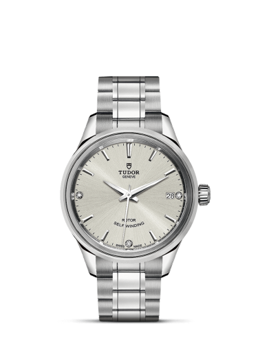 Tudor 12300-0003 : Style 34 Stainless Steel / Silver-Diamond / Bracelet