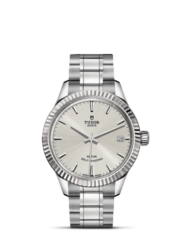 Tudor 12310-0001 : Style 34 Stainless Steel / Fluted / Silver / Bracelet