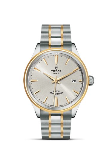 Tudor 12503-0002 : Style 38 Stainless Steel / Yellow Gold / Silver / Bracelet