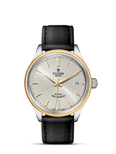 Tudor 12503-0008 : Style 38 Stainless Steel / Yellow Gold / Silver / Strap