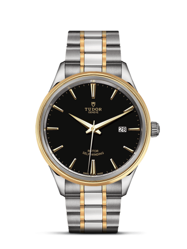 Tudor 12703-0003 : Style 41 Stainless Steel / Yellow Gold / Black / Bracelet