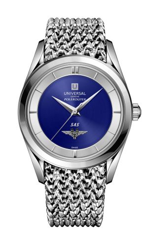 Universal Geneve JU6910101C1J1 : Polerouter SAS Tribute White Gold / Blue / Bracelet