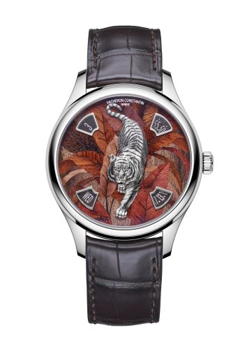 Vacheron Constantin 7600C/000G-B455 : Les Cabinotiers Majestic Tiger White Gold / Red Wood