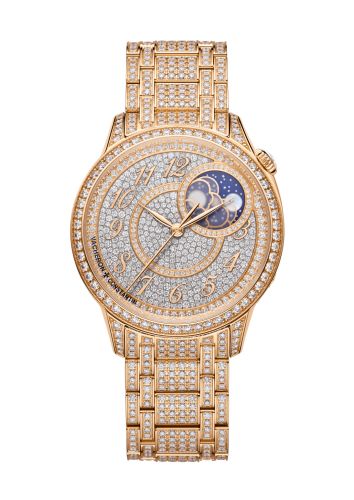 Vacheron Constantin 8016F/127R-B977 : Égérie Moonphase 37 Rose Gold / Diamond - Diamond / Bracelet