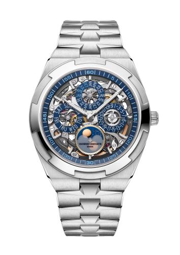 Vacheron Constantin 4300V/220G-B946 : Overseas Ultra-Thin Perpetual Calendar White Gold / Skeleton