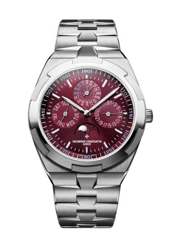Vacheron Constantin 4300V/220G-H151 : Overseas Ultra-Thin Perpetual Calendar White Gold / Burgundy