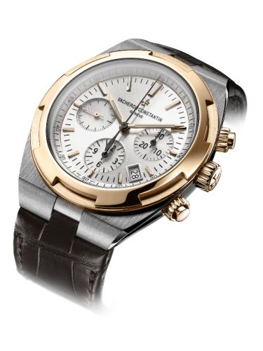 Vacheron Constantin 5500V/000M-B074 : Overseas Chronograph Stainless Steel / Pink Gold / Silver