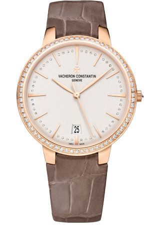 Vacheron Constantin 85515/000R-9840 : Patrimony 36.5mm Self-Winding Pink Gold / Diamond / Silver