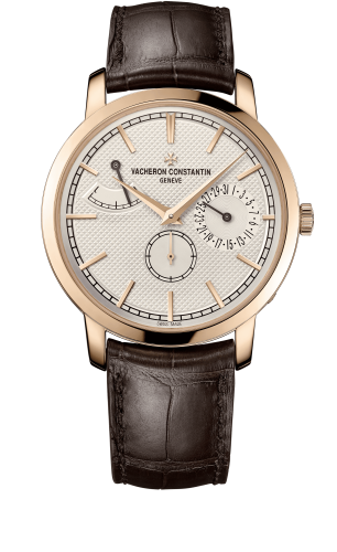 Vacheron Constantin 83020/000R-9909 : Traditionnelle Manual-Winding Date and Power Reserve Pink Gold / Silver