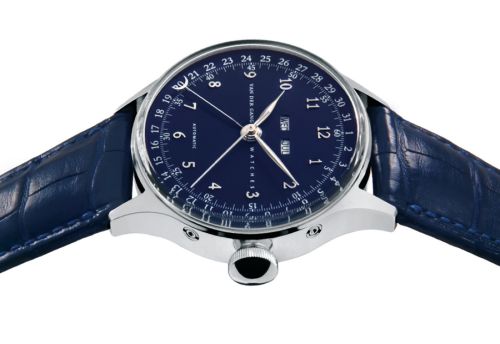 Van der Gang Watches 20008 : 20008 Stainless Steel / Blue