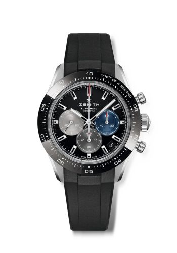 Zenith 03.3100.3600/21.R951 : Chronomaster Sport Stainless Steel / Black / Rubber