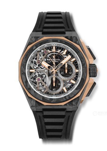 Zenith 12.9100.9020/078.I200 : Defy Extreme Double Tourbillon Forged Carbon - Rose Gold