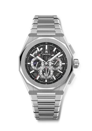 Zenith 03.9500.3600/78.I001 : Defy Skyline Chrono Skeleton Stainless Steel / Black